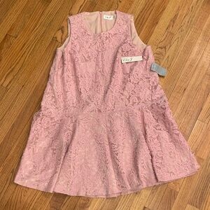 Eliza J Pink Lace Dress